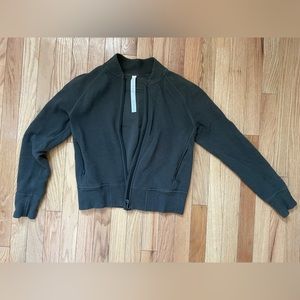 Olive Green Lululemon zip up sweater Size 4
